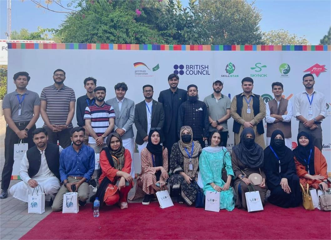 A Picture of Progressive Climate Foundation Team at LCOY, Pakistan